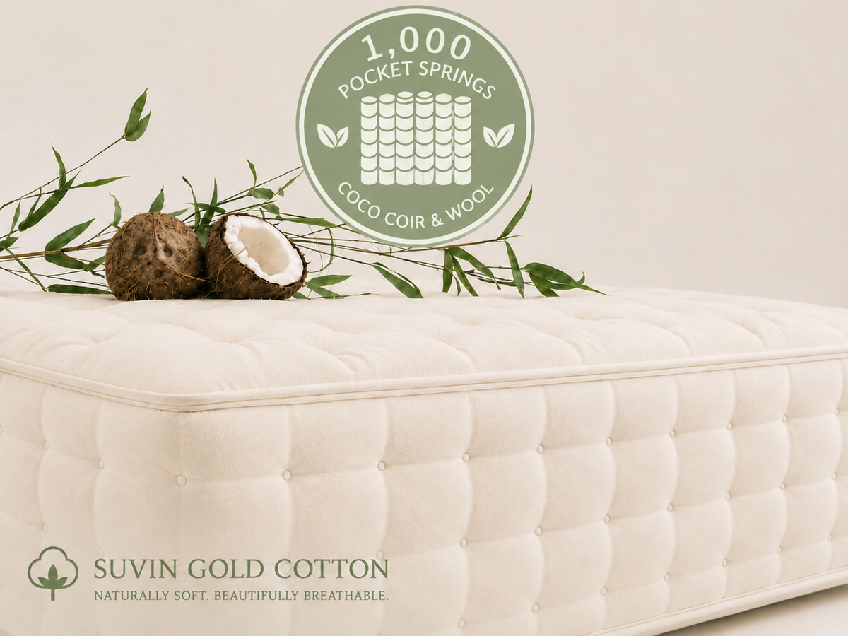 100% Organic Cotton Coco Coir & Wool Collection