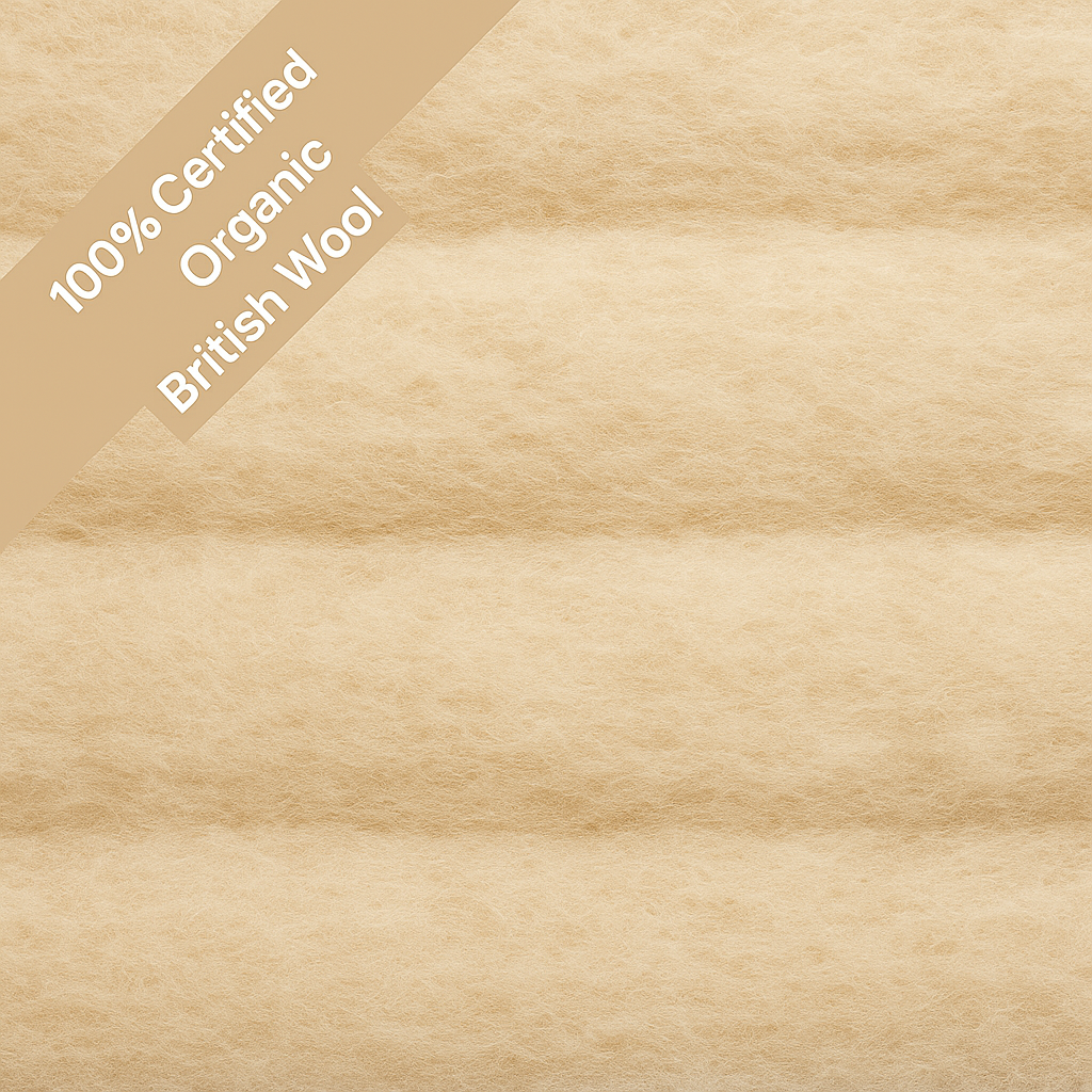 100% Organic Wool & Cotton 2000 Pocket Spring Hand Tufted Mattress