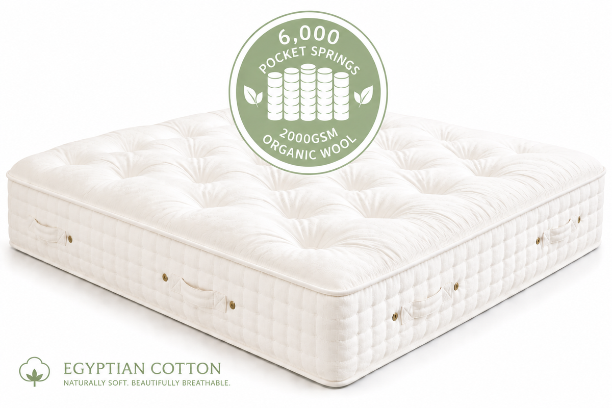 The Ultra 6000 Pocket Spring Organic Wool & Cotton Mattress